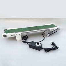 미니 컨베이어밸트 로라 운반 리프트 생산 콘베어 소형, L.플라스틱 속도조절 100x10cm, 1개