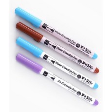 퀼트스타 일제 수성펜 기화성펜 펜초크_4종, 1개, 브라운 Bold