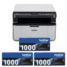 brother DCP-1610W 無線黑白雷射多功能複合機 (列印/掃描/影印), DCP-1610W(內含隨機碳粉),主機加3支原廠TN1000