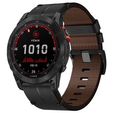 适用于GARMIN佳明Fenix5x/6x/7x原装表带可替换腕带, 黑色,26mm