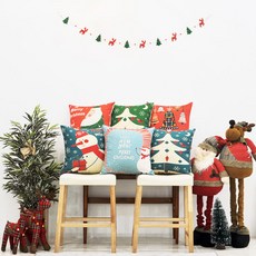 [자연과 사람] X-mas 크리스마스 쿠션커버 45x45