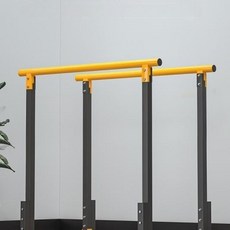 야외 평행봉 운동장 맨몸 기구 딥스바 체조 공원운동 공원, D. 진한 회색 막대