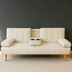 Eychel 접이식 3인용 쇼파 베드 패브릭 거실 소파베드,…