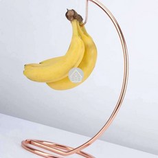 철제 바나나걸이 과일 스탠드 과일스탠드 과일보관 바나나홀더, 바나나걸이-로즈골드