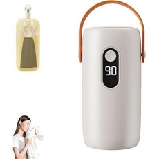 미니 휴대용 접이식 의류 건조기 걸이식 조용한 360° 열풍 순환 조용하고 빠르게 건조 자동 꺼짐 타이머 여행 가정 아파트용 (1개), 1pcs