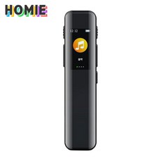 HOMIE 녹음기 고음질 36시간 연속녹음 휴대용 초소형녹음기 고성능 보이스레코더 8GB, 블랙, JS01