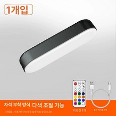 자동차 조명 차량 독서등 차박 충전식 침실 보조등 라이트, 무드등 무선 리모컨 1개, 1L, 1개