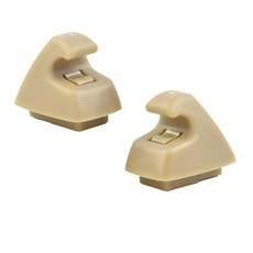 WEVDN 선바이저 서포트 95994976 브래 클립 2개 95994975 리테이너 후크, 베이지.