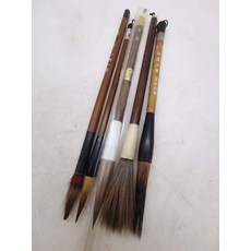 魁盛堂 極品頂雲 狼兼毫毛筆 5支裝 出峰3.2-5.3釐米 口徑7.4-10.9毫米, 1個, 參考詳情頁