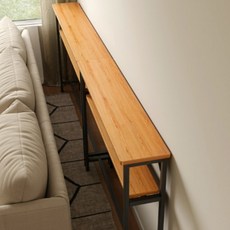 받침대 후면 선반 얇은 소파, 1개, 14_업그레이드 1단 120x30 실버+화이트