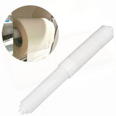 부착식 벽부착 두루마리 휴지 걸이 꽂이 거치대 화장실 화장지 업소용 휴지봉, 1개