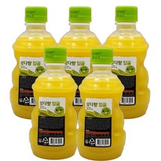 제주 삼다향 100% 착즙주스 청귤 320ml 5개