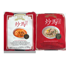 피코크 초마짬뽕 1280g(2인분)+하얀짬뽕 1280g(2인분)/ 냉동 수타식 중화면, 1개, 1.28kg