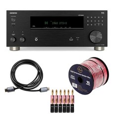 온쿄 TX-RZ30 170W 9.2채널 8K/4K 네트워크 AV 수신기 케이블 포함 검은색