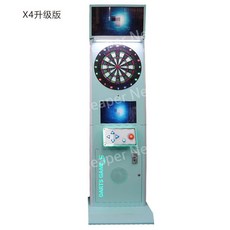 대형 다트 게임 머신 다트머신 벽걸이 전자다트 가정용 술집 업소용 바 클럽, X4. 컬러풀 버전, 1개