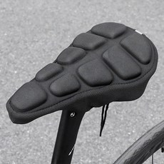 아띠꼴로 엉덩이 살려 자전거 무통 안장 쿠션 커버 푹신한 방석 시트, 1개, 블랙
