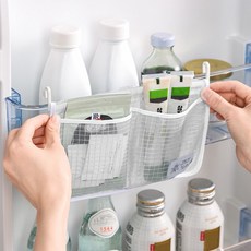 생활친구 냉장고 소스팩 수납걸이 정리, 4개