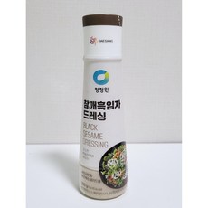 청정원 참깨 흑임자 드레싱, 300g, 10개