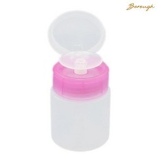 120ml 매니큐어 공병 사각 매니큐어병 소형 용기 펌프 클리어 알콜