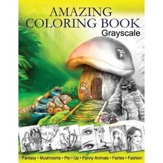 Amazing Coloring Book. Grayscale: For Grown-Ups Adult Relaxation Paperback, Createspace Independent Pub..., English, 9781533533395