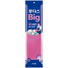 [오런] 후디스 식품용 남자 왕특대 고무장갑, 핑크, 특특대(XXL) 이상, 3개