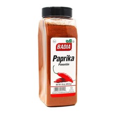 Badia 파프리카 473.2ml(16온스) - 쌀 해산물 스튜 장식 그릴 및 시즈닝 요리를 위한 순한 달콤한 맛 천연 향신료 239231, 1