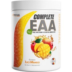 ProFuel EAA 파우더 500g 딸기 키위 - 12500mg 필수 아미노산 믿을 수 없을 만큼 맛있고 상쾌한 히스티딘을 포함한 9가지 EAAs 모두 포함된 완전한 비건 아, 500 g (pack of 1), Juicy Mango