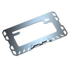 SPIRIT BEAST 번호판가드 알루미늄 가드 범용타입 번호판 플레이트 커스텀상품, 티탄, 1개