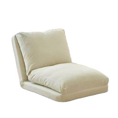 콜콜러브 게으른 소파 다단 조절 등받이 소파 분리식 침대겸 좌식의자, 1개, 베이지