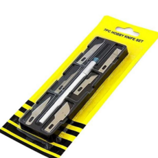 공예 나이프 교체용 정밀 칼날 공작 칼 다양 스텐 스테인레스 미니어처 다용도 수공예 조각칼 만들기 모형, 나이프키트 SE03047