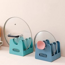 도마 뚜껑 거치대 주방 수납 정리용품 걸이 도마꽂이 받침대, 그린, 1개