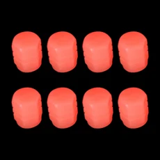 유니버설 빛나는 타이어 밸브 모자 자동차 바퀴 허브 방진 장식 림 줄기 커버 적용 가능한 오토바이 자전, 08 8PCS Pink