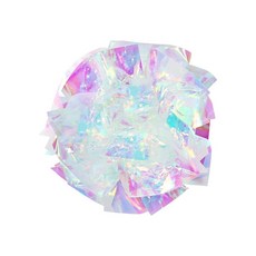 貓咪七彩炫光響紙球，耐咬互動玩具，趣味發聲，貓室內玩耍必備, 七彩炫光, 1個