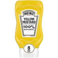 하인즈 옐로우 머스타드 소스 226g 헤인즈 Heinz Yellow Mustard, 1개