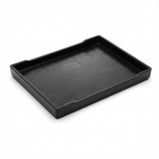 PJ小舖 爬蟲食盆 陸龜泡水盆 飲水盤 蜥蜴烏龜適用, 1個, 黑色小號