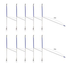 갈치 텐빈 채비 Y형 멀티 속공 편대채비, 1개, 10개입