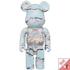 BEARBRICK FLOR@ SAKURA 永生花 櫻花 400% 設計師玩具 藝術潮玩擺件