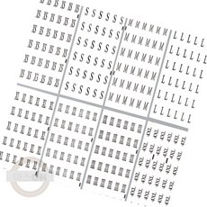 마스온 다용도사이즈스티커 S 사이즈 스티커 60p, XXXL