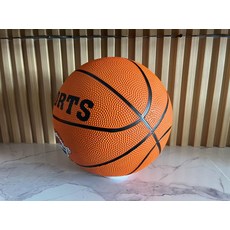 DIU 橡膠藍球357號幼兒園中小學生的訓練營籃球耐磨, 1個, 桔色