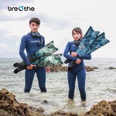 Breathe 男女款 3mm超彈性兩件式防寒衣 防寒長褲 超彈防寒衣 潛水服 自由潛水 潛水輕裝 浮潛, 女長褲,S