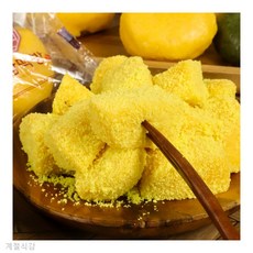 계절식감 호박인절미 카스테라가루 국내산 찹쌀 전통 떡 간식, 1개, 1kg