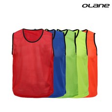 오레인 유소년 성인 망사 팀조끼 팀복 행사 단체 체육 대회