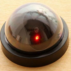 시스제이 모형 카메라 가짜 CCTV 모형 택배분실 현관 감시, 1개