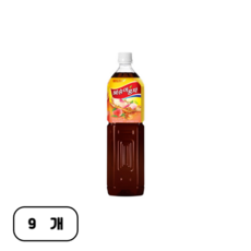 담터 액상 복숭아 홍차, 1.5L, 9개