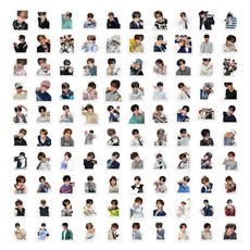 아이돌 스티커 15개 그룹 풀라인업 국내최다 옵션 선택형 대용량 다꾸 폰꾸, 1세트, TWS(투어스)/100Pcs