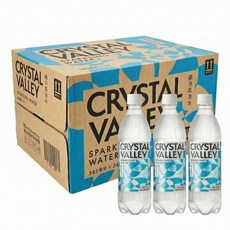 Crystal Valley 礦沛 氣泡水 無糖無熱量 585ml 24入/箱, 1個