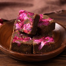 정통 운남 사탕수수 고대법 오래된 흑설탕 블록 Auntie 순수 수제 정통 개별 소형 포장 혈액 흑설탕, 장미향, 1000g, 1개, 1kg