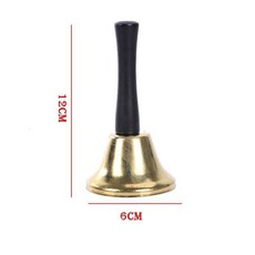 크리스마스 핸드벨 산타클로스 징글 벨 학교 레스토랑 콜 서비스 장식 골드 실버, 3. gold, 1개