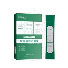 后美博士 積雪草泡泡面膜, 1個, 後美博士面膜（4g*12包）