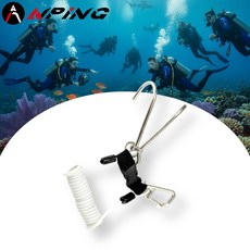 ANPING 316快拆式彈簧雙流鉤-白 潛水裝備配件, 1個